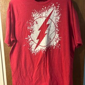 DC Comics Red Flash Logo Short Sleeve Tee